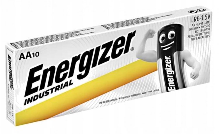 BATERIA ENERGIZER INDUSTRIAL PRO AA LR6 1,5V 10 SZTUK