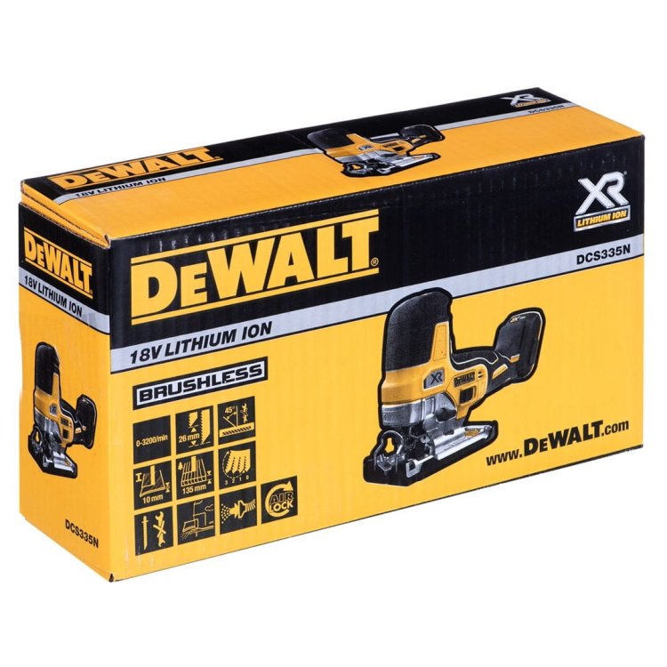 Wyrzynarka 18V bez aku i ład DCS335N DEWALT