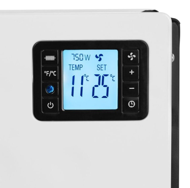 Grzejnik Konwektorowy Noveen CH8000 LCD Smart White