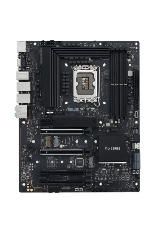 Płyta ASUS Pro WS W680-ACE W680 (LGA 1700) ATX motherboard, 2x PCIe 5.0, 3x PCIe 4.0, 3x PCIe 4.0 M.2 slots, 2x USB 3.2 Gen 2, 4x USB 3.2 Gen 1, 2x US