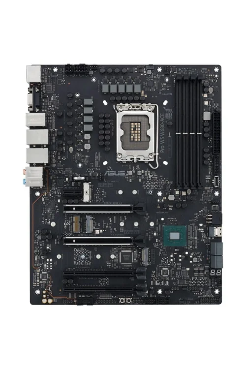 Płyta ASUS Pro WS W680-ACE W680 (LGA 1700) ATX motherboard, 2x PCIe 5.0, 3x PCIe 4.0, 3x PCIe 4.0 M.2 slots, 2x USB 3.2 Gen 2, 4x USB 3.2 Gen 1, 2x US