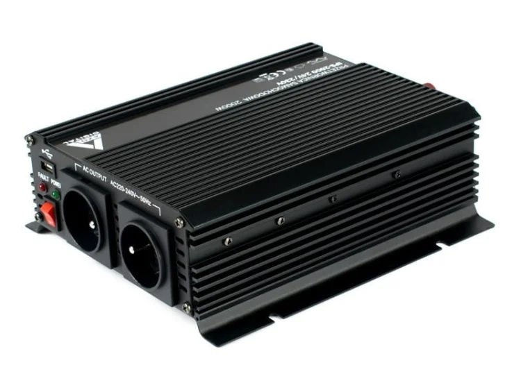 Samochodowa przetwornica napięcia 12 VDC / 230 VAC IPS-2000 2000W