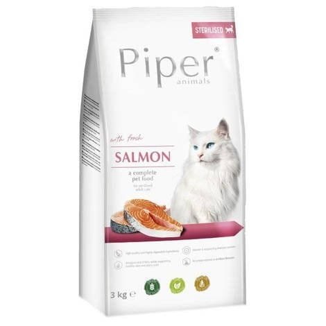 DOLINA NOTECI Piper Sterilised z łososiem 3kg, sucha karma dla kota
