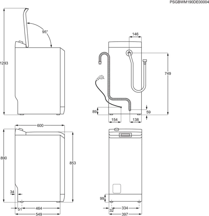 Pralka ELECTROLUX EW2TN5261FP