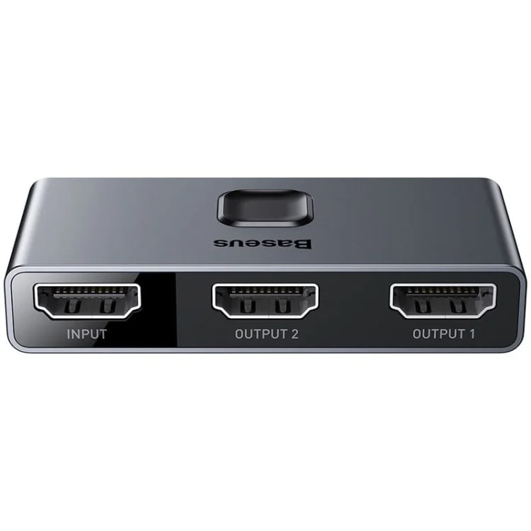 BASEUS DWUKIERUNKOWY ROZDZIELACZ SPLITTER HDMI MATRIX, 2X1 / 1X2, 4K