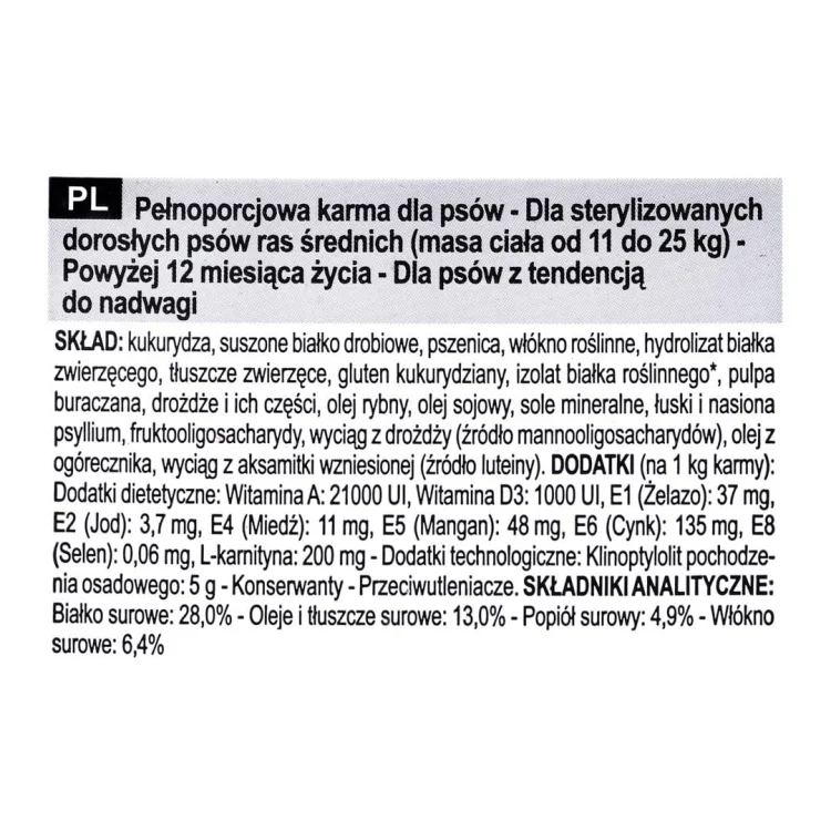 Royal Canin CCN Medium Sterilised Adult Dog 12kg
