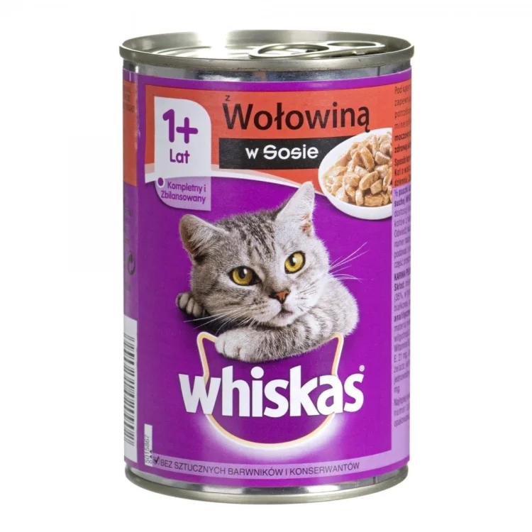 Karma whiskas Wołowina w sosie (0,40 kg )