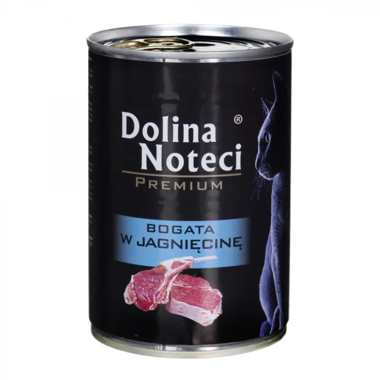 DOLINA NOTECI Premium bogata w jagnięcinę - mokra karma dla kota - 400g
