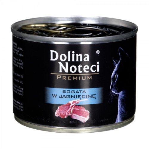 DOLINA NOTECI Premium bogata w jagnięcinę - mokra karma dla kota - 185g