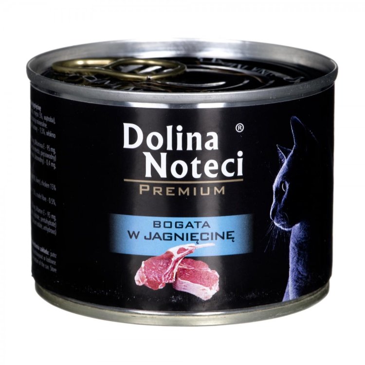 DOLINA NOTECI Premium bogata w jagnięcinę - mokra karma dla kota - 185g