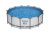 Basen stelażowy Steel Pro MAX 427x122 Szary 14FT BESTWAY 5w1 + Akcesoria