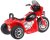 Motorek Chopper na akumulator dla dzieci Czerwony + 3 koła + Dźwięki + Światła LED