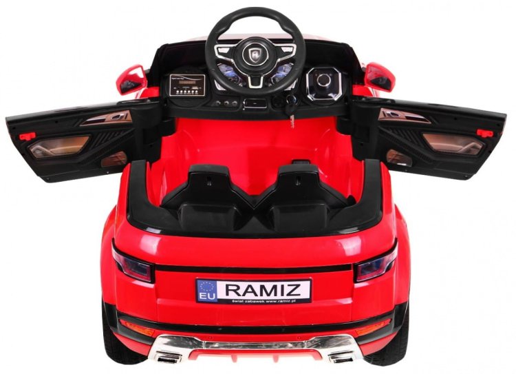 Autko Rapid Racer elektryczne dla dzieci Czerwony + Pilot + Wolny Start + EVA + MP3 LED