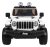 Jeep Wrangler Rubicon na akumulator dla dzieci Biały + Pilot + Radio MP3 LED + Koła EVA