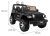 Jeep Wrangler Rubicon na akumulator dla dzieci Czarny + Pilot + Radio MP3 LED + Koła EVA