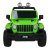 Jeep Wrangler Rubicon na akumulator dla dzieci Zielony + Pilot + Radio MP3 LED + Koła EVA