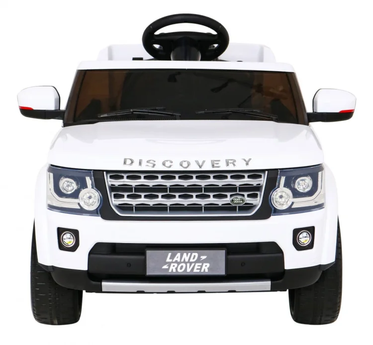 Land Rover Discovery Autko elektryczne dla dzieci Biały + Pilot + Koła EVA + Wolny Start + Radio MP3