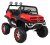 Mercedes Benz Unimog dla dzieci Czerwony + Napęd 4x4 + Pilot + Bagażnik + Wolny Start + MP3 LED