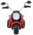 Motorek MiniBike na akumulator dla dzieci Czerwony + Dźwięki + Światła LED + Ekoskóra