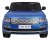 Range Rover HSE Lakierowane Autko dla 2 dzieci Niebieski + Pilot + 5-pkt pasy + Panel audio + LED