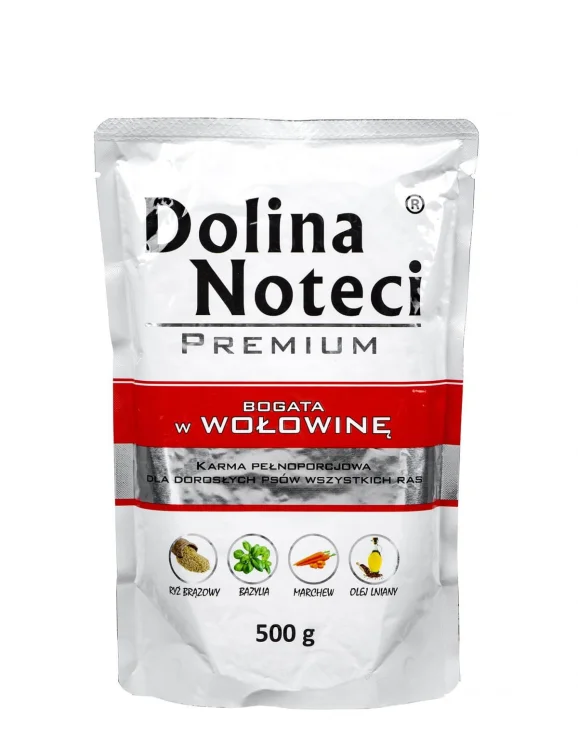 Karma DOLINA NOTECI Premium Wołowina (0,50 kg )