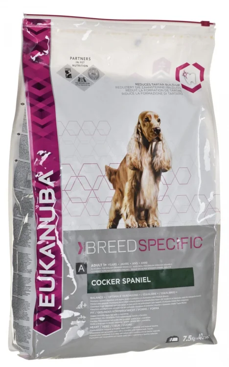 Eukanuba Breed Specific Cocker Spaniel Adult - sucha karma dla psa - 7,5kg