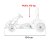 Gokart Fast 3 Drift na akumulator dla dzieci Biały + Funkcja driftu + Silniki 2x150W + Radio LED + Pasy