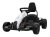 Gokart Fast 3 Drift na akumulator dla dzieci Biały + Funkcja driftu + Silniki 2x150W + Radio LED + Pasy