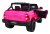 Toyota Hilux na akumulator dla dzieci Różowy + Napęd 4x4 + Pilot + 2 bagażniki + Radio MP3 + LED