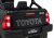 Toyota Hilux na akumulator dla dzieci Czarny + Napęd 4x4 + Pilot + 2 bagażniki + Radio MP3 + LED