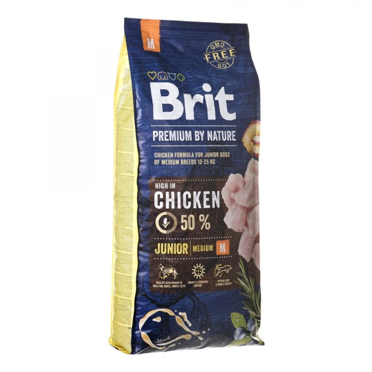 Karma Brit Premium By Nature Junior M (15 kg )