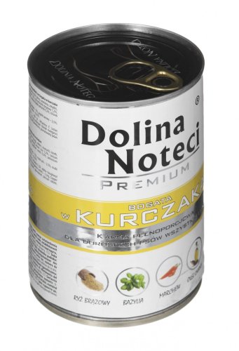 DOLINA NOTECI Premium bogata w kurczaka - mokra karma dla psa - 400g