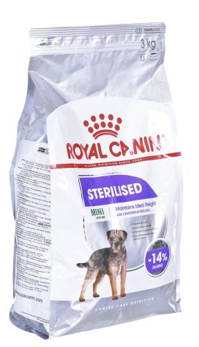 Royal Canin CCN MINI STERILISED - sucha karma dla psa dorosłego - 3kg