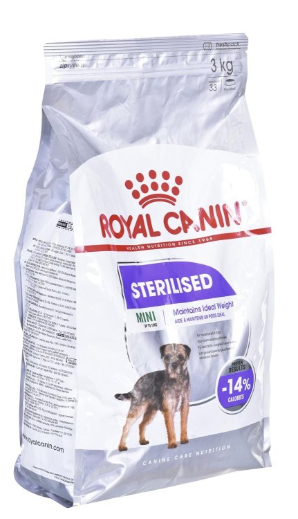 Royal Canin CCN MINI STERILISED - sucha karma dla psa dorosłego - 3kg