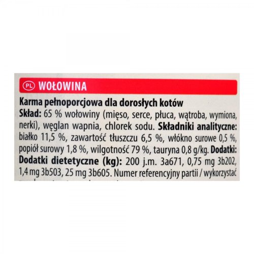 ANIMONDA Carny Adult smak: wołowina 200g