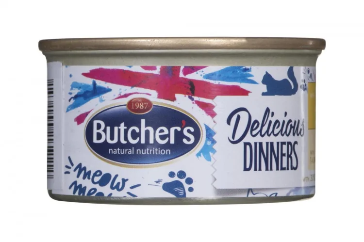 BUTCHER'S Classic Delicious Dinners z kurczakiem i indykiem - puszka 85g