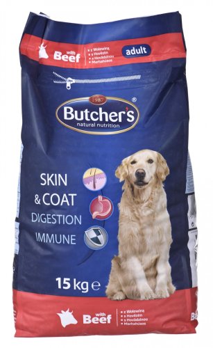 BUTCHER'S z wołowiną 15kg