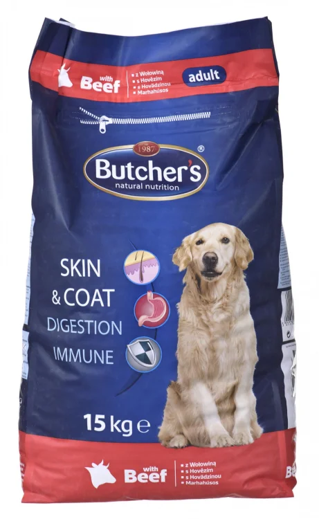 BUTCHER'S z wołowiną 15kg