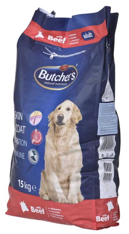 BUTCHER'S z wołowiną 15kg