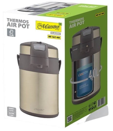 Termos turystyczny 4 l MR-1637-400-GOLD Maestro