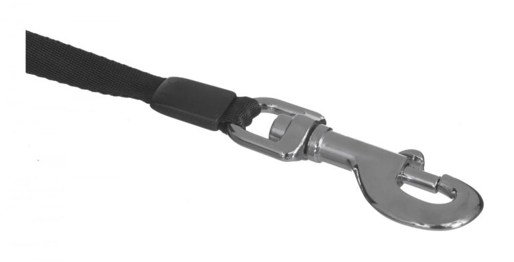 FLEXI Smycz automatyczna NEW CLASSIC L taśma kolor: czarny - 8m - do 50kg