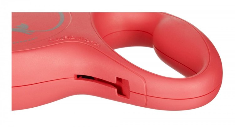 Smycz NEW CLASSIC M linka -5m -do 20kg czerwony