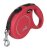 FLEXI Smycz automatyczna NEW CLASSIC M taśma kolor: czerwony - 5m - do 25kg