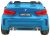 BMW X6M XXL dla 2 dzieci Lakier Niebieski + Pilot + Ekoskóra + Pasy + Wolny Start + MP3 + LED