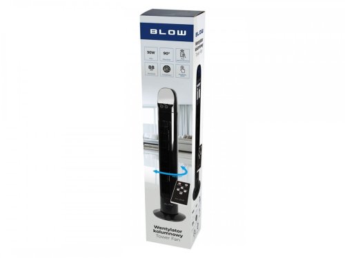 BLOW WENTYLATOR KOLUMNOWY 90W LCD + PILOT