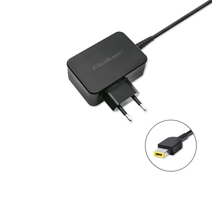 QOLTEC ZASILACZ DO LENOVO 45W | 20V | 2.25A | SLIM TIP+PIN