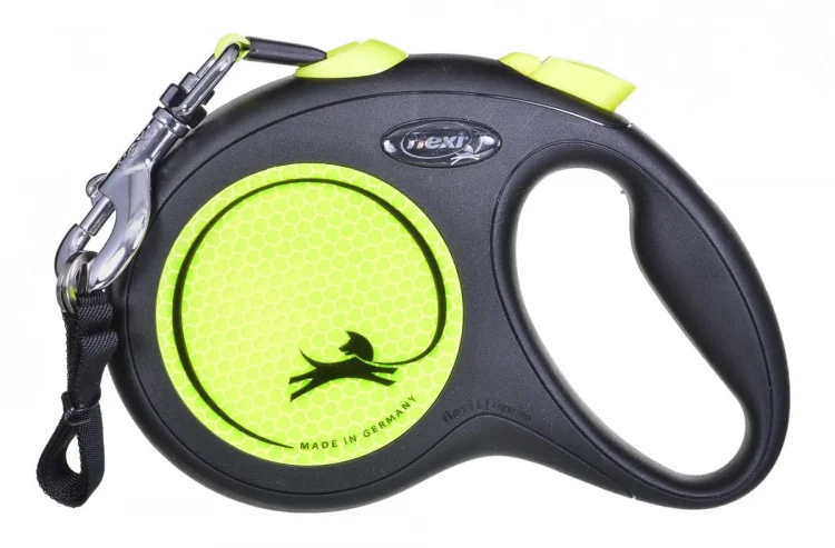 FLEXI New Neon - smycz automatyczna - L: 5m