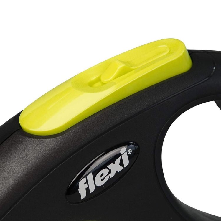 Smycz FLEXI automatyczna New Neon M 5 m taśma