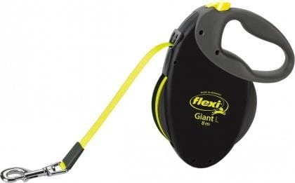 FLEXI Smycz automatyczna GIANT NEON taśma L 8m