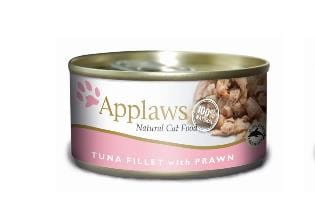 APPLAWS CAT Filet z tuńczyka i krewetki - mokra karma dla kota - 70g